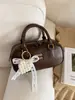 Bolso Cuadrado Pequeño de Moda Bolso de Bowling para Viajes Diarios para Mujer 2025 Nuevo de Moda Versátil Bolso Almohada Bolso Retro de Hombro Cruzado