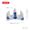 Soporte para Pinceles de Cerámica Jingdezhen Soporte para Plumas de Montaña Cerámica Azul y Blanca Herramientas Arte para Pintar Enseñanza de Arte Soporte para Plumas de Porcelana