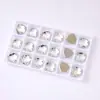 Triángulo de Grasa K9 Fondo Plano Cosido a Mano Diamante AB Vidriera Hebilla Plana Pedrería Joyería Accesorios DIY Ropa Accesorios Pegatinas