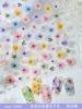 Tutu Flores de Primavera Como Brocado Alta Simulación Flores Secas Micro-relieve Pegatinas para Uñas Pequeñas Florales Vacaciones Pegatinas para Uñas 122