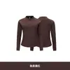 Camiseta deportiva casual de manga larga con media cremallera, cuello alto antibacterial y protección solar, estilo montaña para exteriores, entrenamiento, running, para mujer