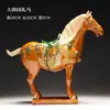 Envío Gratis Caballo Tang Sancai Caballo de Cerámica Adornos de Caballo Seis Caballos Decoración para el Hogar Sala de Estar Artesanía Regalo Adornos para Gabinete de Vino Pasillo