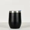 Acero Inoxidable 304 12 oz Taza Mini Cáscara de Huevo Portátil para Coche Taza Termo en Forma de U Copa de Vino Tinto Portátil