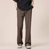 Pantalones de Campana Largos para Hombre 2025 Primavera Nuevos de Moda Casual Versátiles Caída Adelgazantes Pierna Ancha Pantalones Largos Ins