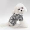 Ropa para perros al por mayor, Teddy Corgi, perro pequeño de cuatro patas, terciopelo coral, estrellas, abrigo acolchado de algodón, cálido para interiores y exteriores.