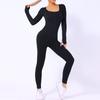 Macacão Longo com Renda 2023, Modelagem Justa, Super Elástico e Respirável, Roupa Profissional para Yoga, Secagem Rápida e Ajustado da Amazon