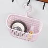 Cesta suspensa para cozinha pequena cesta suspensa cesta de armazenamento gancho para vaso sanitário cesta portátil cesta de plástico para banheiro cesta de armazenamento de parede para banheiro cesta de banho