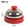 Set de Campana Metálica para Responder con Campana de Aplauso Manual, Micrófono Campana para Llamar a Mascotas, Campana de Servicio de Presión Manual Ayuda Didáctica