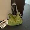 Bolsa de mano de tela para hombro de niña, gran capacidad, con lunares, al por mayor, comercio exterior transfronterizo, novedad de principios de otoño, bolso de mano