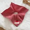 Lenço Quadrado Infantil para Cabelo com Laço, Scrunchie para Meninas, Novo Acessório de Cabelo para Rabos de Cavalo, Elástico de Cabelo para Meninas, Adorno de Cabelo para Coques
