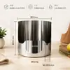 Suporte de Colher de Aço Inoxidável 304, Escorredor, Suporte para Tampas de Panela, Bandeja de Armazenamento de Colheres de Cozinha, Suporte para Tábua de Corte, Bandeja para Espátulas