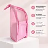 Série de Bolsas de Armazenamento de Artigos de Higiene Pessoal com Malha Vertical Malha para Visualização Fácil Estrutura Estável Autoportante Respirável Fácil de Secar Fácil de Transportar