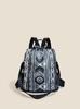 Mochila Estilo Étnico Boêmio Transfronteiriça Comércio Exterior Grande Capacidade Antifurto Bolsa de Viagem Mochila Escolar para Meninas