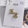 Urso Coração Galvanizado Acessórios de Joia DIY Capa de Celular Grampo de Cabelo Popular Sapato com Furo Artesanal Fivela de Sapato Material Atacado