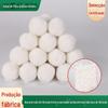 Material de Filtro de Bola de Fibra Antibacteriana Branca Íon de Prata Antibacteriano Embalagem a Vácuo Bola de Filtro Bola de Fibra para Filtro de Piscina
