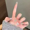 Uñas Postizas Usables, Uñas Usables Hechas a Mano, Uñas Ojo de Gato al por Mayor, Piezas de Uñas Usables, Piezas de Uñas para Manicura Usables Estilo Corto