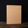 Fichário de argolas capa dura em couro A4 em estoque livro de armazenamento de tecido com 3 furos amostras de cores amostras de tecido em branco