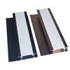 Tira de luz LED ranura para lámpara de aleación de aluminio negro lámpara lineal pintura lámpara lineal empotrada lámpara lineal barra de luz dura