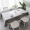 Algodão e Linho Escandinavos Impermeável e à Prova de Óleo Tecido Sem Lavagem Toalha de Mesa Mesa de Jantar Mesa de Café Retangular Doméstico Toalha de Mesa Japonesa Simples