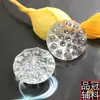 Botões acrílicos Gyssophila transparentes com bolinhas atacado casaco camisa botas botões de cristal olho escuro 12-25mm