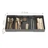 Gabinetes de Almacenamiento para Cocina, Gabinetes Domésticos con Compartimentos Integrados para Cuchillos, Tenedores y Palillos, Divisores de Cajones de Cocina, Cajas de Almacenamiento para Cubiertos