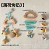 Kit de material DIY para fazer um móbile de casca de fruta, um sino pendurado de cura, com frutas pretas indonésias, estramônio, lírio d'água e rotim