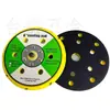 Etiqueta verde 3 pulgadas 4 pulgadas 5 pulgadas 6 pulgadas lijadora de aire disco adhesivo para lija disco de lija disco cepillado disco de pulido ventosa de chasis autoadhesiva