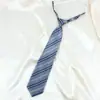 Gravata Estilo Preppy Uniforme Estudantil Estilo Japonês Listrado jk/dk Grátis Camisa Vermelha Cinza Azul Acessórios de Uniforme Masculino e Feminino