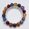 [Luz Rota] Cristal Natural Amarillo Torre Cristal Blanco Pulsera de Cristal para Mujer La Más Fácil de Combinar Pulsera de Regalo Venta al por Mayor