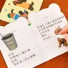 Cuaderno lindo con forma de cachorro y diseño de caballo, perfecto para estudiantes, estilo de dibujos animados, portátil, tamaño de bolsillo, pequeño bloc de notas