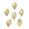 Pulseira Colar Brincos Pingente Folha Vazada Preenchido com Ouro 14K Pingente de Cobre Material Artesanal DIY Acessórios Joias