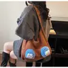 Bolsa de Tricô Nova Fofa, Tendência, Moderna e Versátil Bolsa de Ombro de Grande Capacidade, Bolsa Tote Portátil de Alta Qualidade para o Dia a Dia