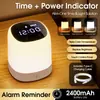 Luz Nocturna USB de Luz Suave para Protección Ocular Control Remoto Transfronterizo, Lámpara de Escritorio Inteligente Táctil para Dormitorio de Enfermería, Lámpara de Mesita de Noche