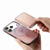 Adequado para Apple 17Promax Magnético Simples Separação Porta-Cartão Iphone16E/15 Cartão Celular Capa Traseira