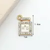 Accesorios de Joyería Estilo Chanel Transfronterizos, Joyería Hecha a Mano de Alta Gama para DIY, Accesorios de Joyería Esmaltados de Moda de Lujo Ligero para DIY