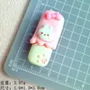 Accesorios de resina de barra de chocolate de dibujos animados, pegamento de crema, llavero DIY, cuerda para pasador de pelo, material de flor para zapatos