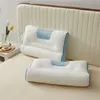 Almohada Cervical de Tracción 4D para Adultos, Ayuda para Dormir, Núcleo de Almohada con Alivio de Presión Zonificado, Uso en Casa, Durmiente Lateral, Oreja Anti-Presión, Almohada de Fibra