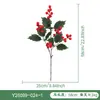 Flor de nochebuena artificial de un solo tallo, regalo de Navidad, adorno de decoración para el hogar, arreglo de ambiente, flores artificiales al por mayor