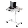 Mesa Lateral Dobrável com Altura Ajustável para Uso Doméstico, Mesa de Cabeceira Móvel Dupla Face para Quarto Ajustável, Mesa Simples para Computador de Escritório