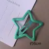 Pasador de Estrella de Color Caramelo de Dopamina Grande de 6 cm para Niñas, Pinza para Flequillo Lateral, Pinza Bb, Pinza Linda para Niñas Jóvenes