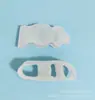 Separador de Dedos para Hallux com Três Furos, Silicone Anti-Atrito, Respirável, Macio e Elástico, Separador de Dedos para Joanete Nuvem