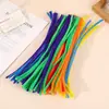 Jardín de Infancia Hecho a Mano Barra Retorcida de Color Amazon Juguete Educativo de Lana para Niños Material de Tira de Felpa para Ramo de Bricolaje