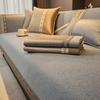 Almofada de sofá de luxo leve Four Seasons Universal Simple Almofada de couro high-end Sofá antiderrapante Capa do encosto