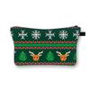Bolsa de Maquillaje Navideña para Niñas, Bolsa de Gran Capacidad, Bolsa de Almacenamiento de Poliéster Resistente al Desgaste para Niños, Bolsa de Maquillaje al por Mayor, Gran Capacidad