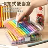 Caneta marcadora acrílica de ponta macia líquida direta, caneta aquarela lavável para crianças, adequada para estudantes criarem camadas de cores, específica para arte, não transparente