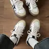 Zapatillas casual retro con estampado de estrellas y efecto desgastado para mujer, nueva colección primavera/otoño 2026, malla transpirable, diseño versátil de bloques de color, estilo de zapatilla de entrenamiento alemana