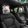 Funda para reposacabezas de coche con diseño de cachorro animal, funda de asiento a prueba de polvo, estilo lindo, almohada de coche, almohada para el cuello