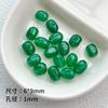 Montaña Verde Primavera Piedra Natural Punto Verde Aventurina Verde Cuentas Sueltas Separador Pulsera DIY Hecha a Mano Collar Accesorios Material