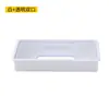Caixa de Fio Plástica Quadrada Caixa de Passagem de Fio para Desktop de Computador Caixa de Fiação para Bancada de Mesa Tampa de Orifício para Fio 160*80mm ponto