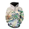 2024 transfronterizo Europa y Estados Unidos otoño retro estilo chino impresión digital 3D sudadera con capucha chalecos para hombre productos de fábrica